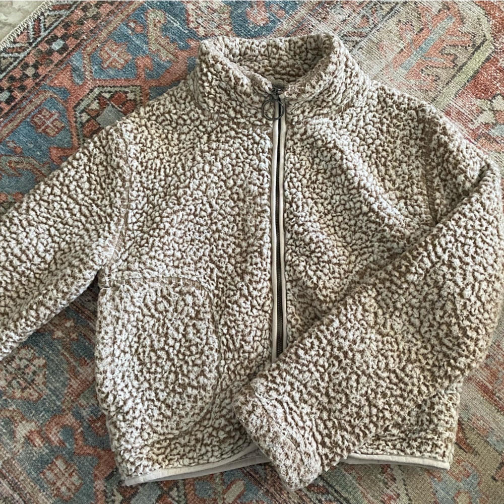 Me Jane — Teddy Jacket Zip Up Jacket Women’s Size M